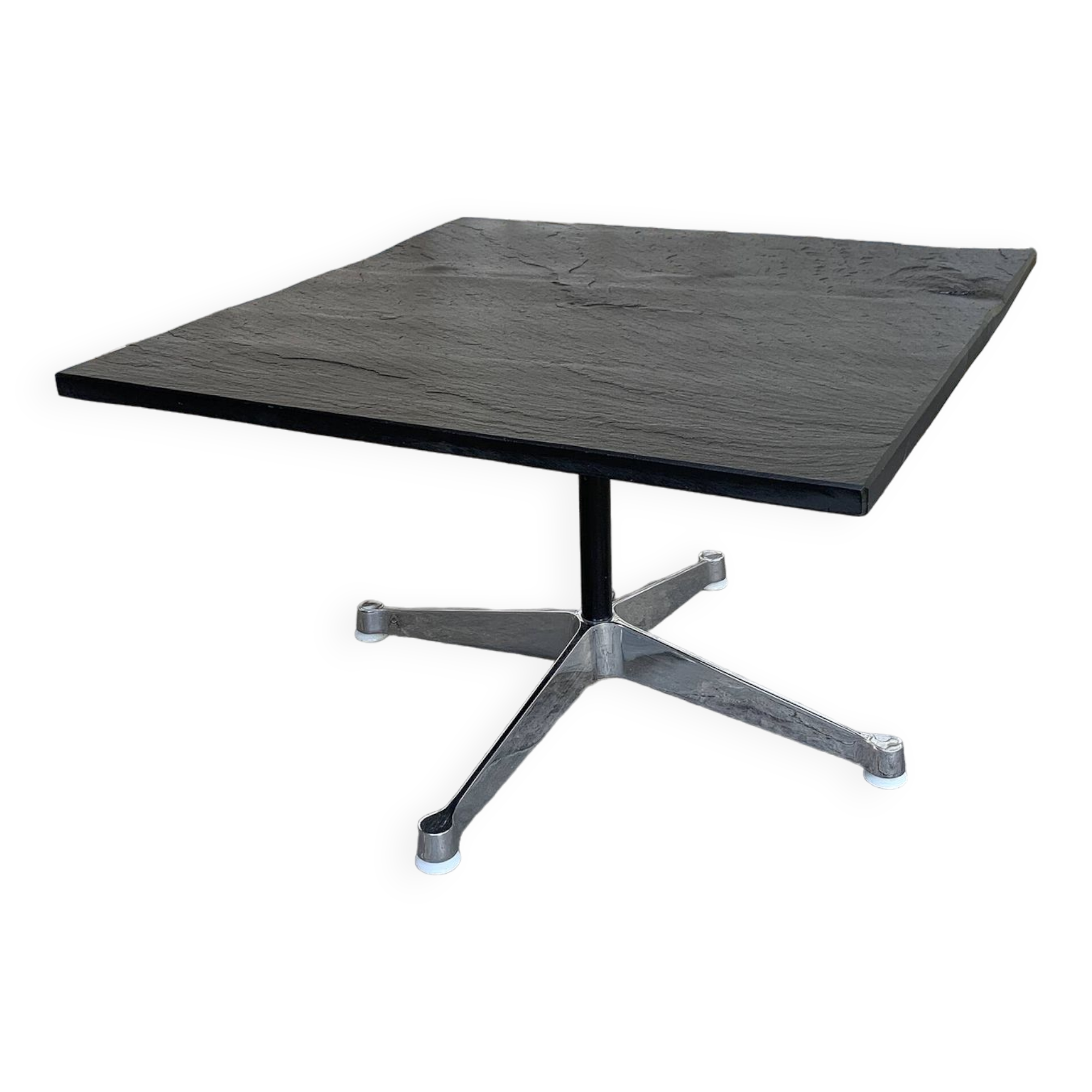 Contract Base Slate Coffee Table, Charles & Ray Eames, Herman Miller 1960