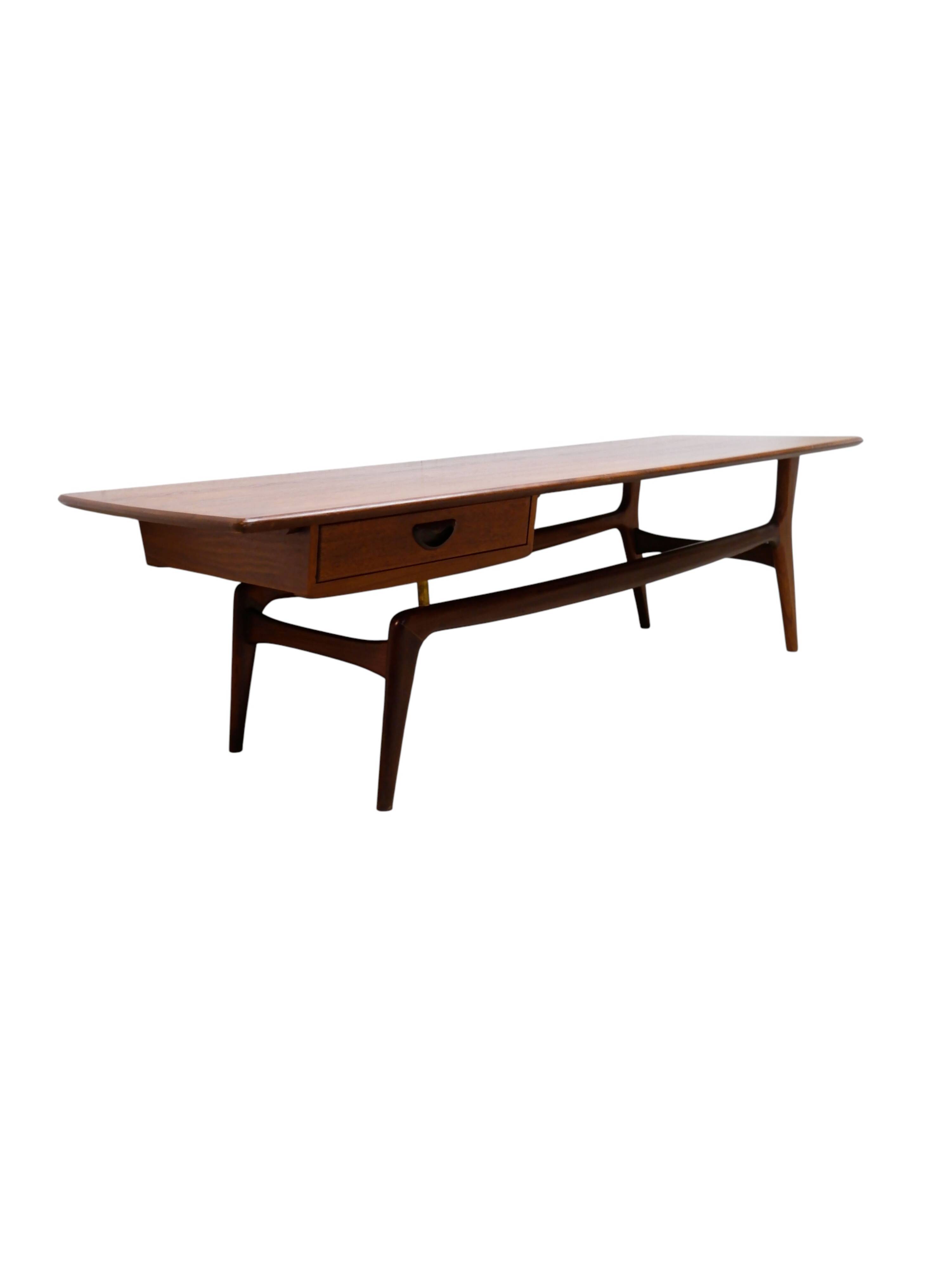Louis van Teeffelen coffee table for Webe Holland, 1960s