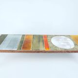 Table basse en céramique Roger Capron Soleil 1960