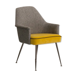 Fauteuil vintage gris