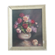 Tableau nature morte roses Valentin Ponseti 1954