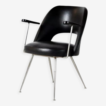 Dutch Leatherette 1950s armchair
