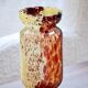 Vase en verre moucheté