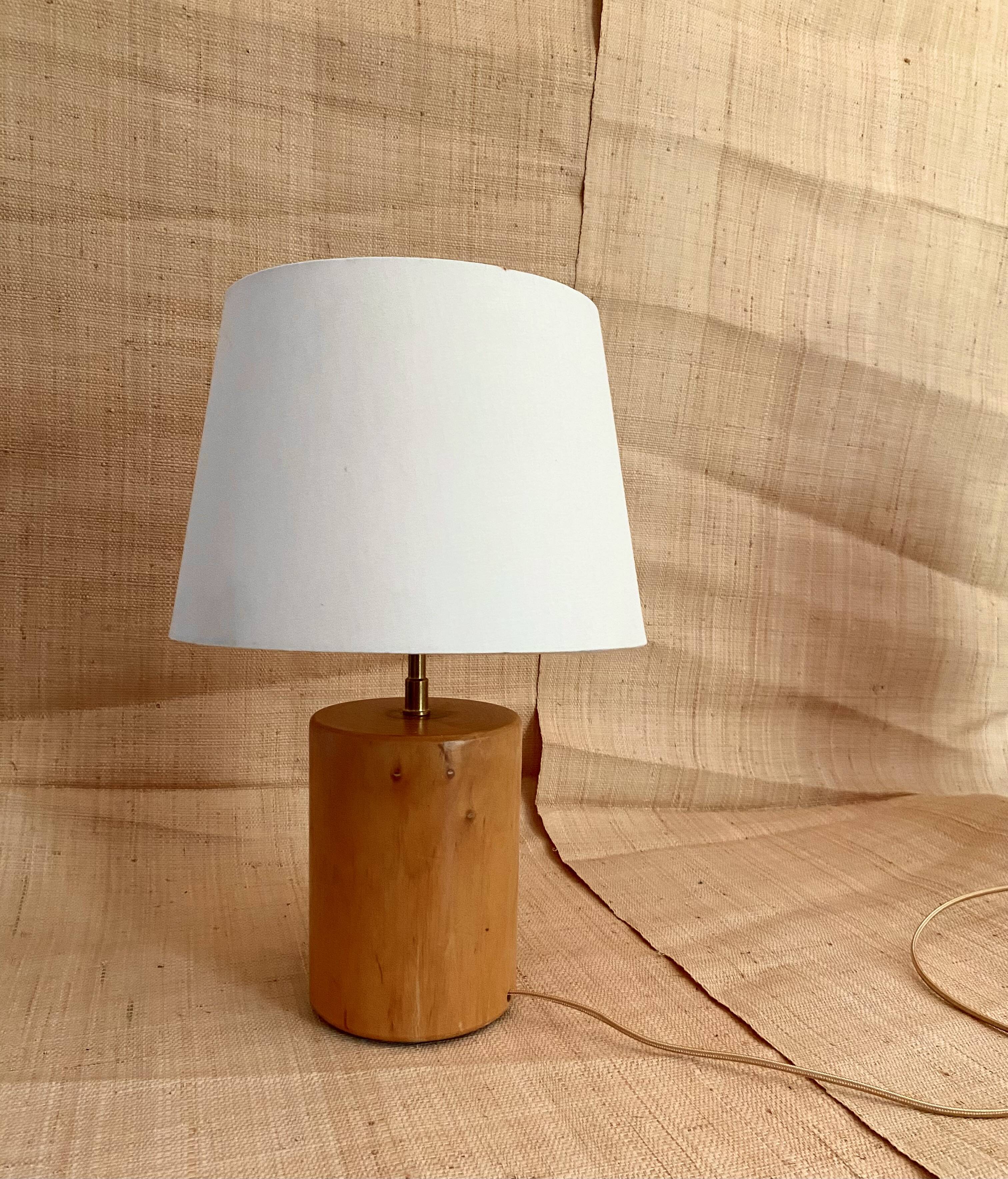 Lampe danoise années 60-70, câble tissu 2M, abat-jour