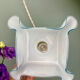 Vintage blue opaline pendant light
