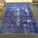 Oushak Rug Navy 7x10 Turkish Rug -Overdyed Rug Cobalt, Rug Living Room