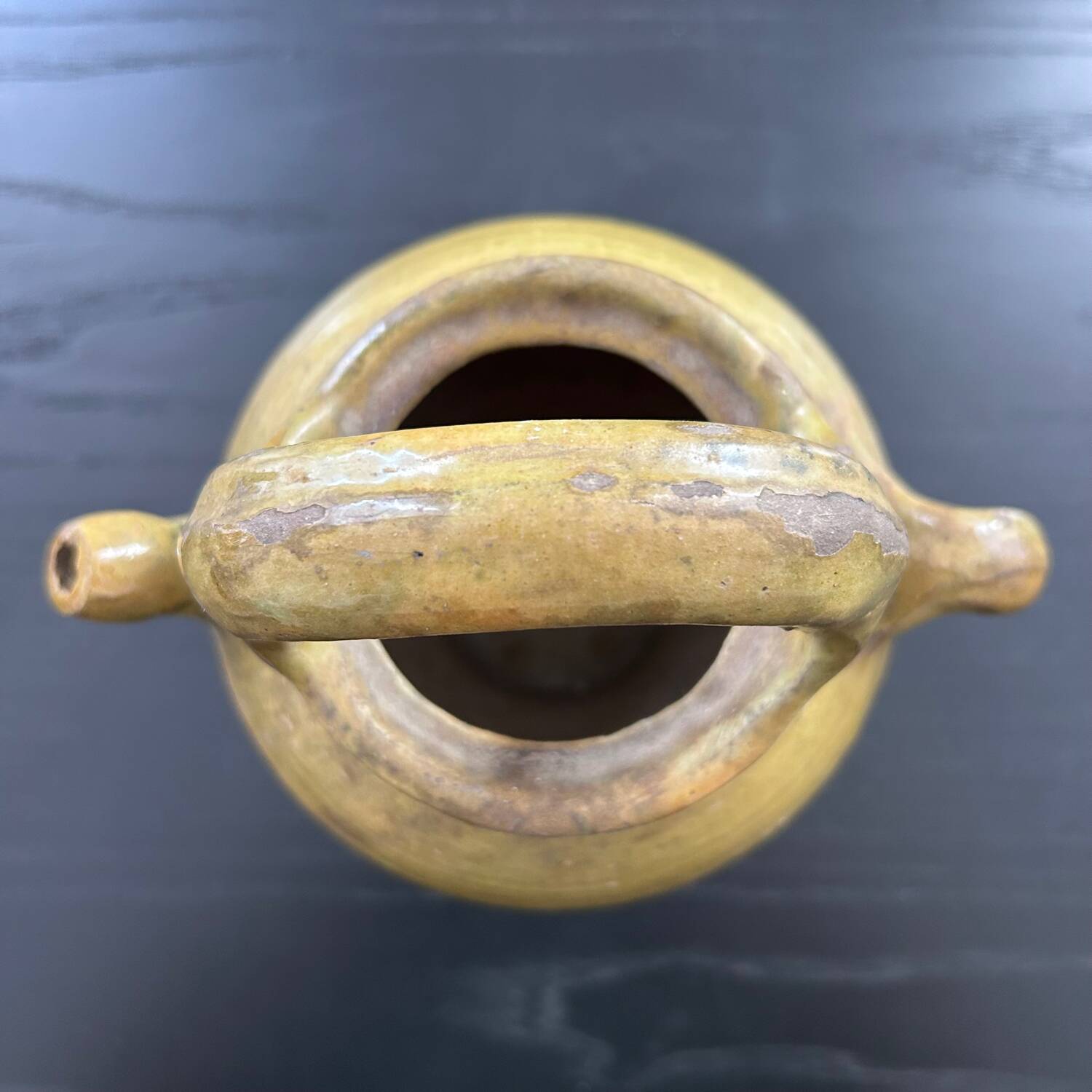 Antique two-material water jug