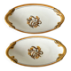 Old 1900 Creil and Montereau eyelet dishes
