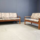 Ensemble de salon scandinave, années 1970