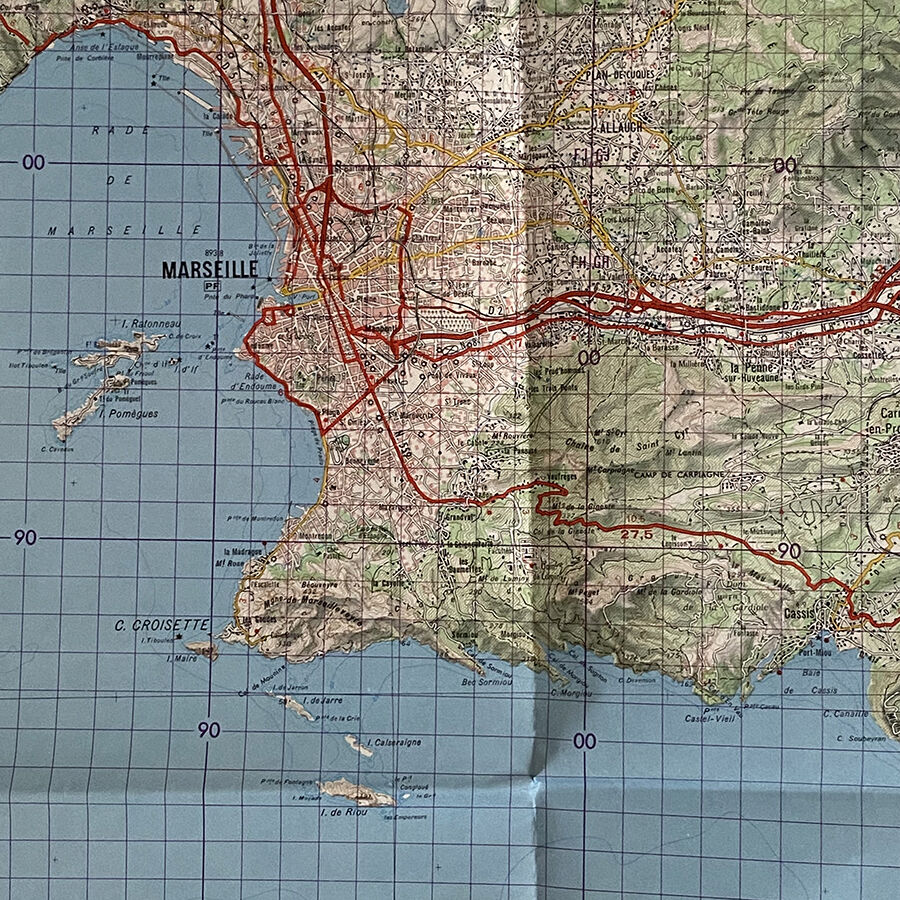 Map Marseille 1973