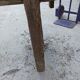 198 cm old wooden workbench carpenter