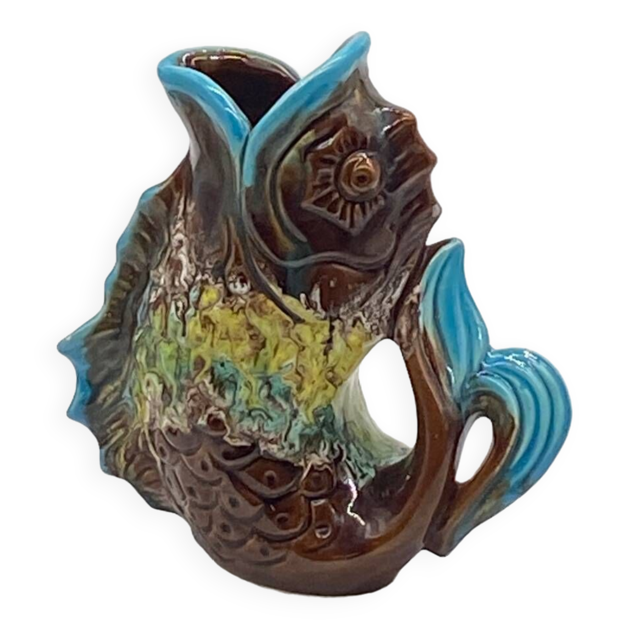 Zoomorphic pitcher / ceramic fish