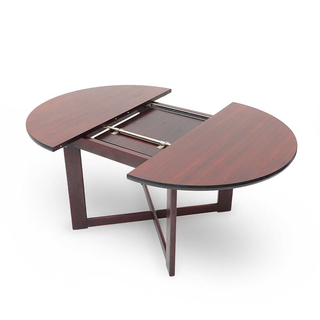 Round table with extendable top, 1970s