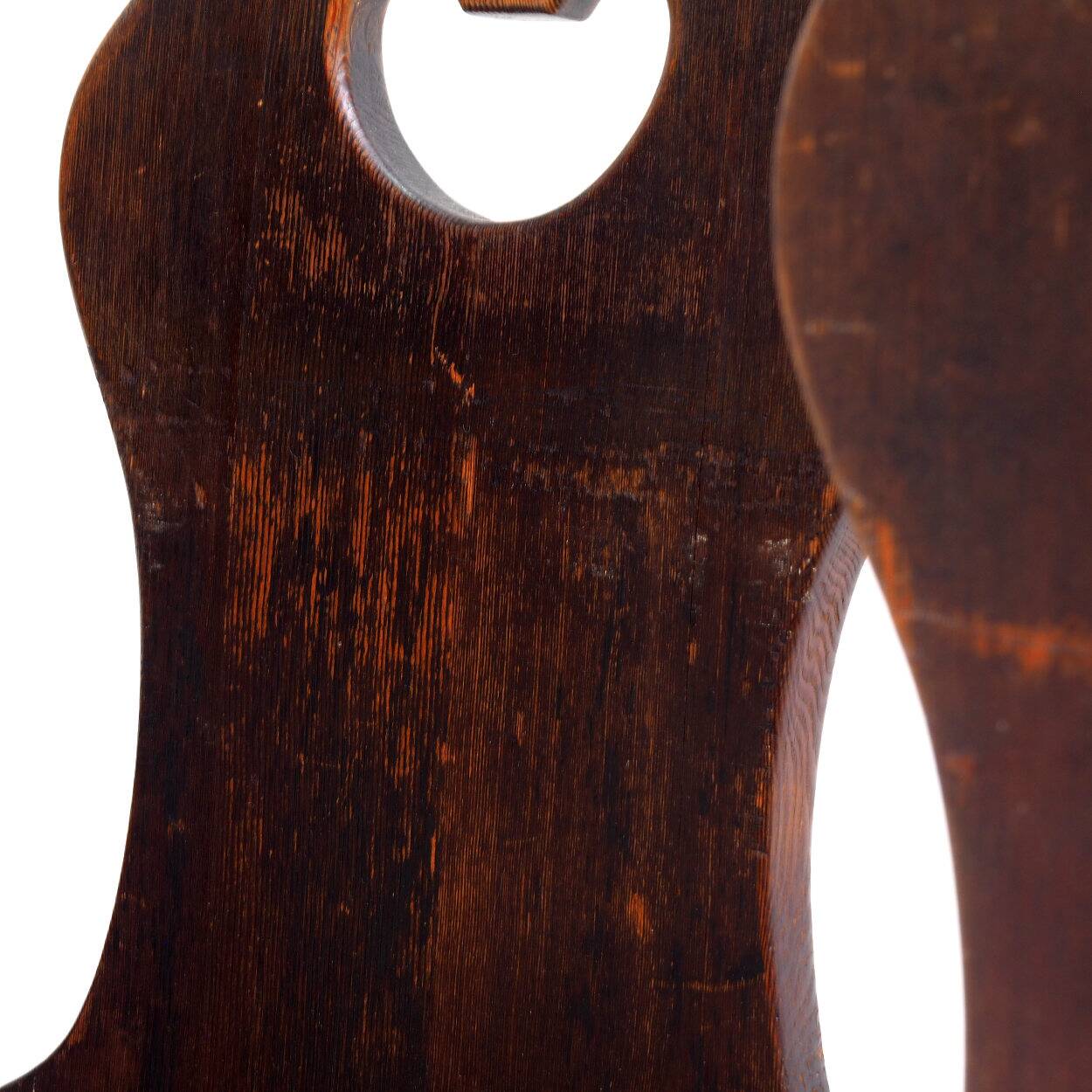 Set of Solid Oak “Farm- or Mountain Chairs” from the Netherlands