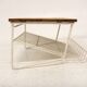 Scandinavian elm wall shelf, Sweden, 1960s