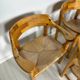 1970s Set of 6 Vintage Pine Dining Armchairs by Rainer Daumiller