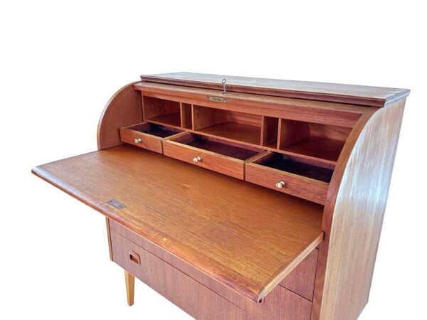 Secrétaire danois vintage par Egon Ostergaard pour Svensk Mobelindustri