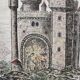 Large painting on hemp canvas by Michel Guignard 1988