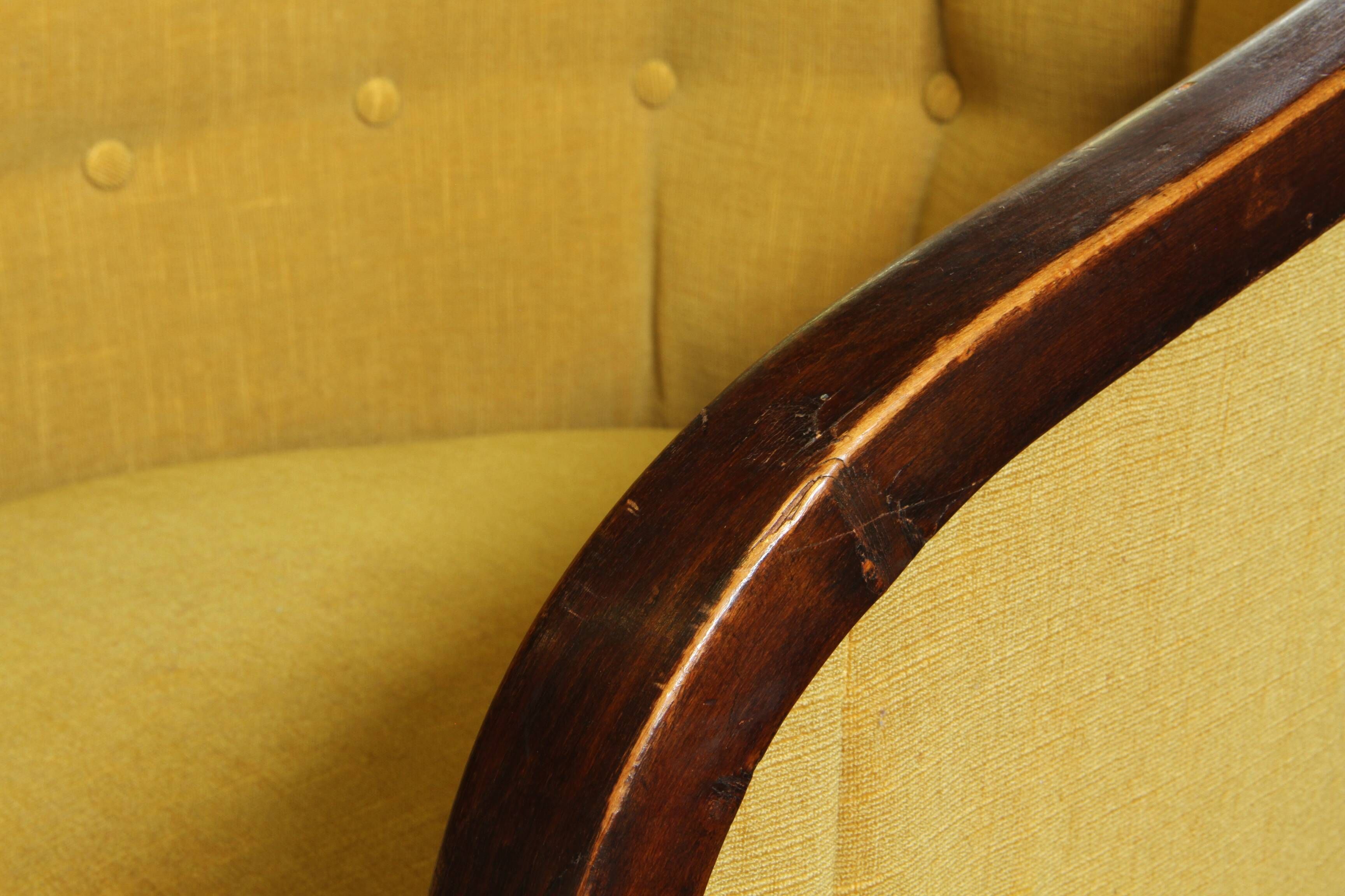 Vintage Art Nouveau Lounge Chairs by Josef Hoffmann, Jacob & Josef Kohn