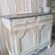Furniture two doors and two drawers patinated
