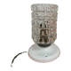 Table lamp - Globe in chiseled glass 50s