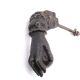 Hand-shaped metal door knocker, 1930s