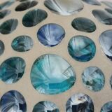 Glass and concrete ball lamp