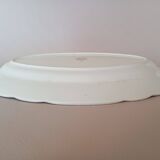 Plat ovale Villeroy & Boch Mettlach céladon et or