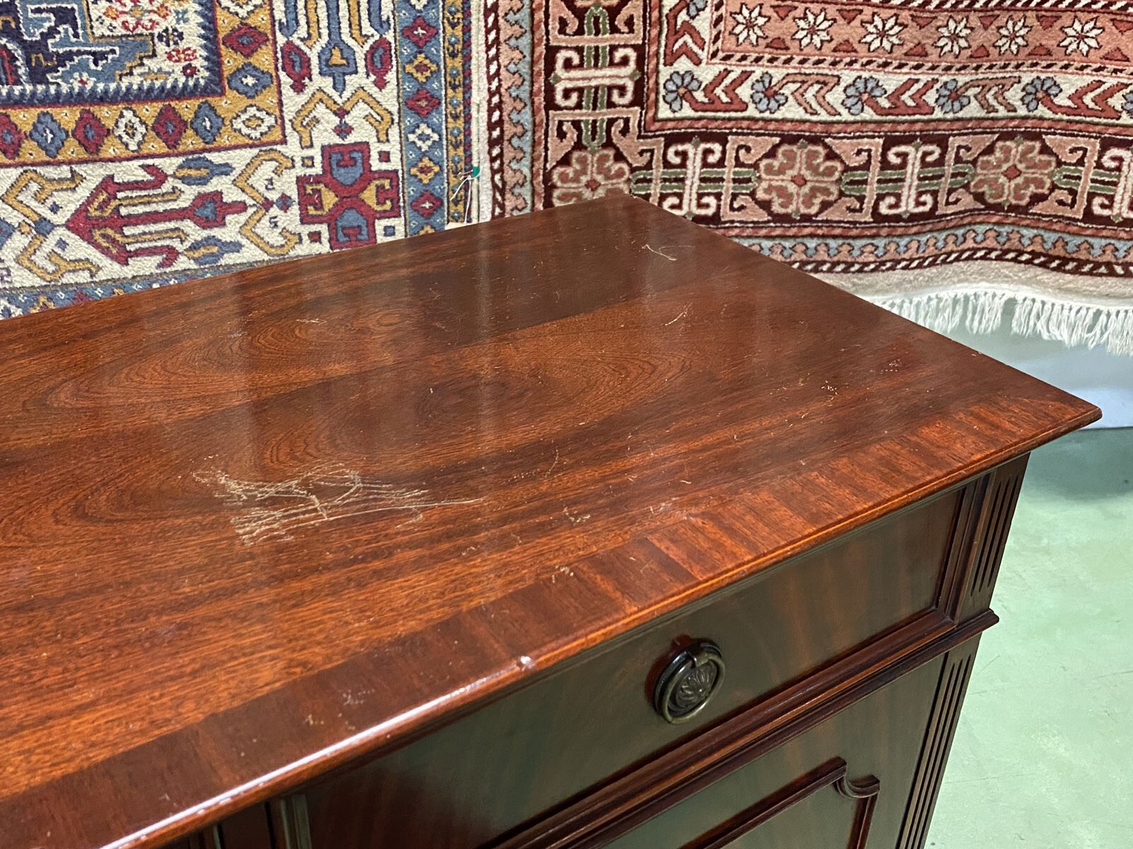 English mahogany line - 50s