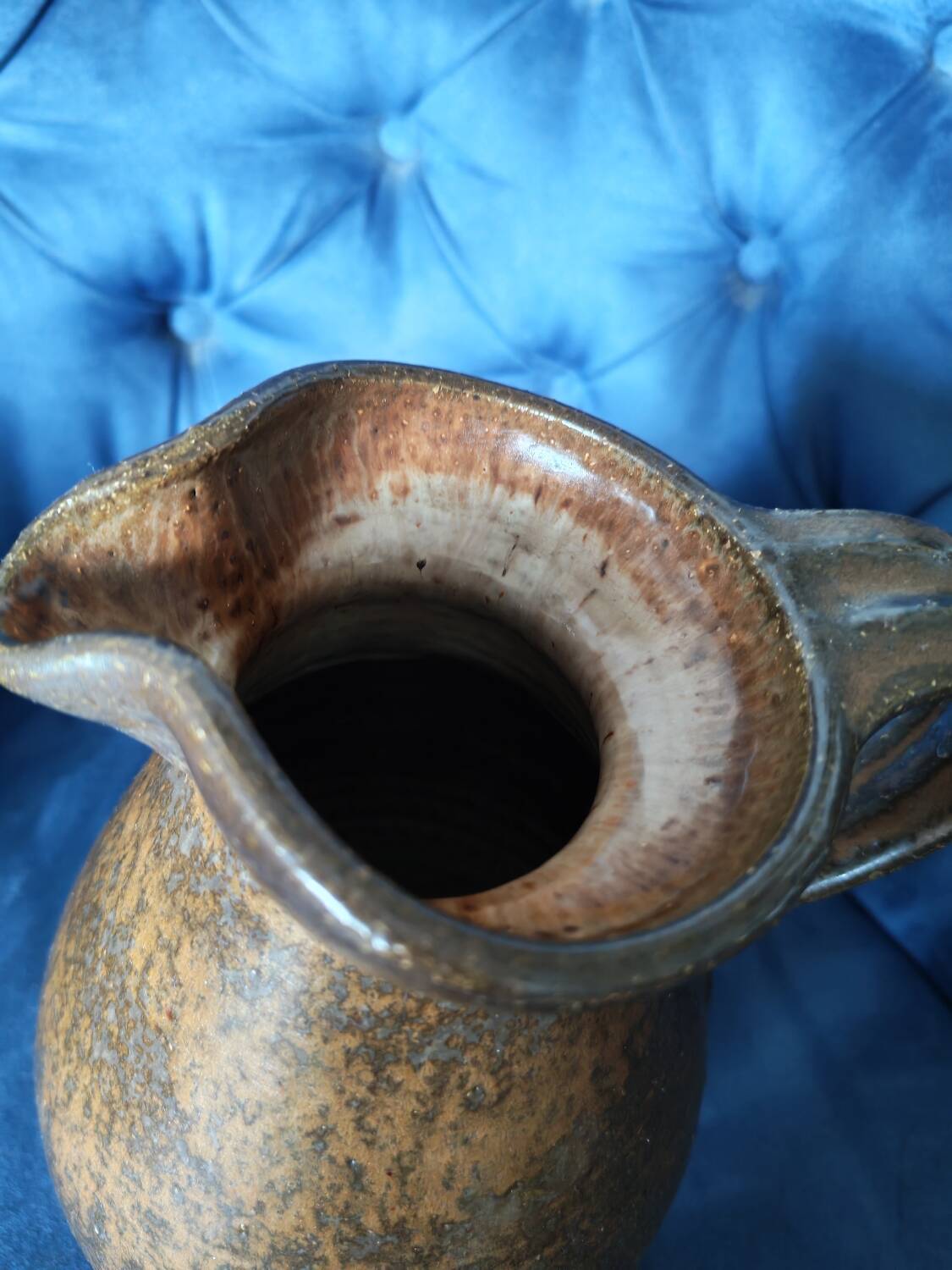 Collection de trois vases en grès  Rudi Stahl Studio Pottery 1970