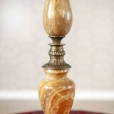Marble and Copper Night Table Lamp, Late 20th Century
