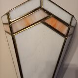 Stained glass wall lamp