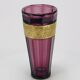 Vase en verre cristal améthyste Art déco Ludwig Moser, série Fipop, Karlsbad, années 1920