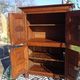 Small oak cabinet, 4 doors, Louis XIII style