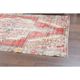 Vintage Turkish Oushak Handmade Wool Cotton Red Area Rug 142x223