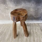 Brutalist tripod stool