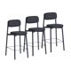 Lot de 3 chaises de bar residence
