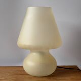 Mushroom glass lamp