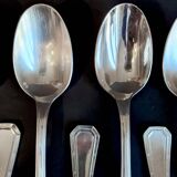 ALFENIDE "CHRISTOFLE" silver-plated cutlery set, TOSCA model. - Ref 09.