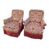 Paires des fauteuils 