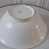 Salad bowl earthenware new Givors years 30-40