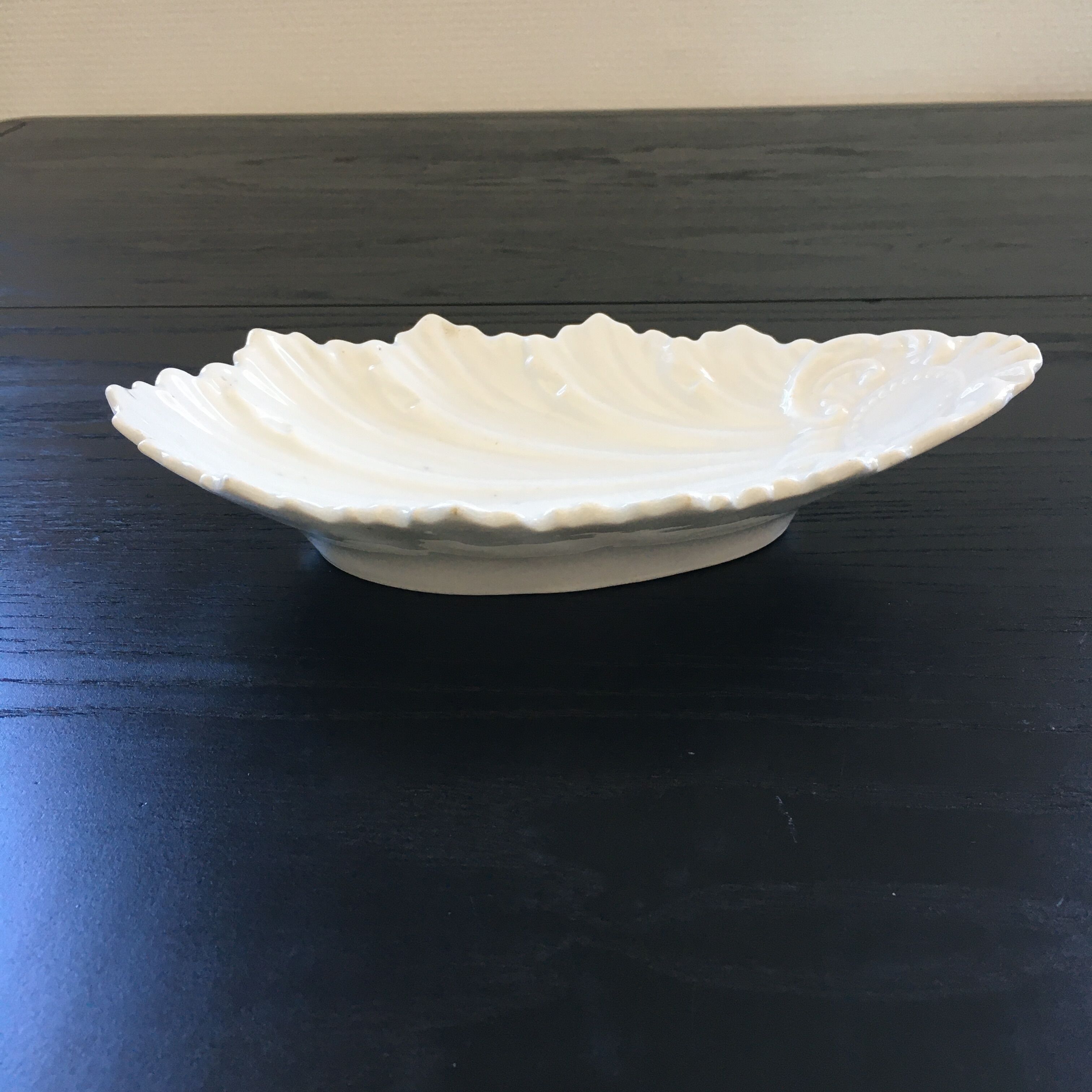 Empty white shell pocket