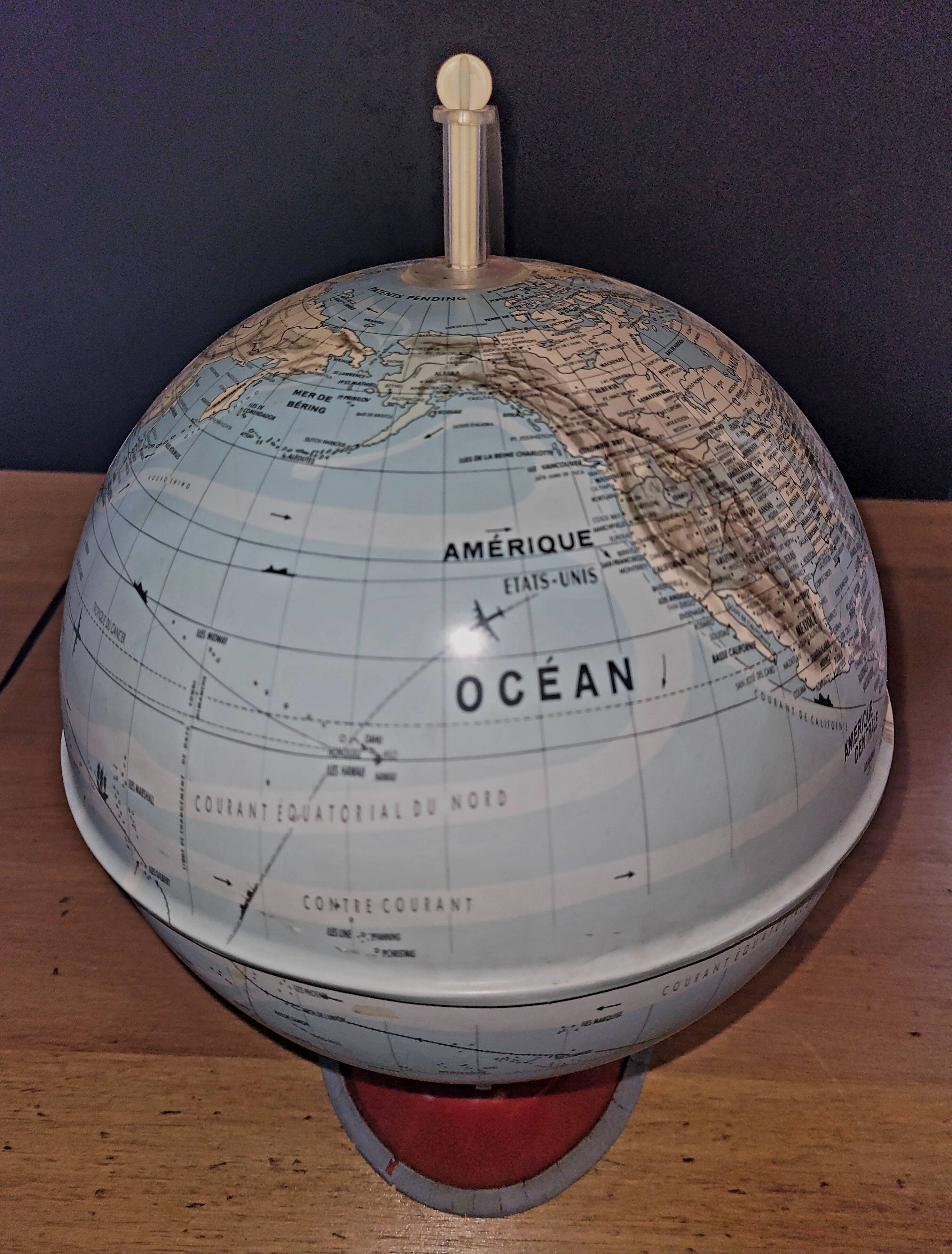Vintage German toy - Large globe - Michael Seidel