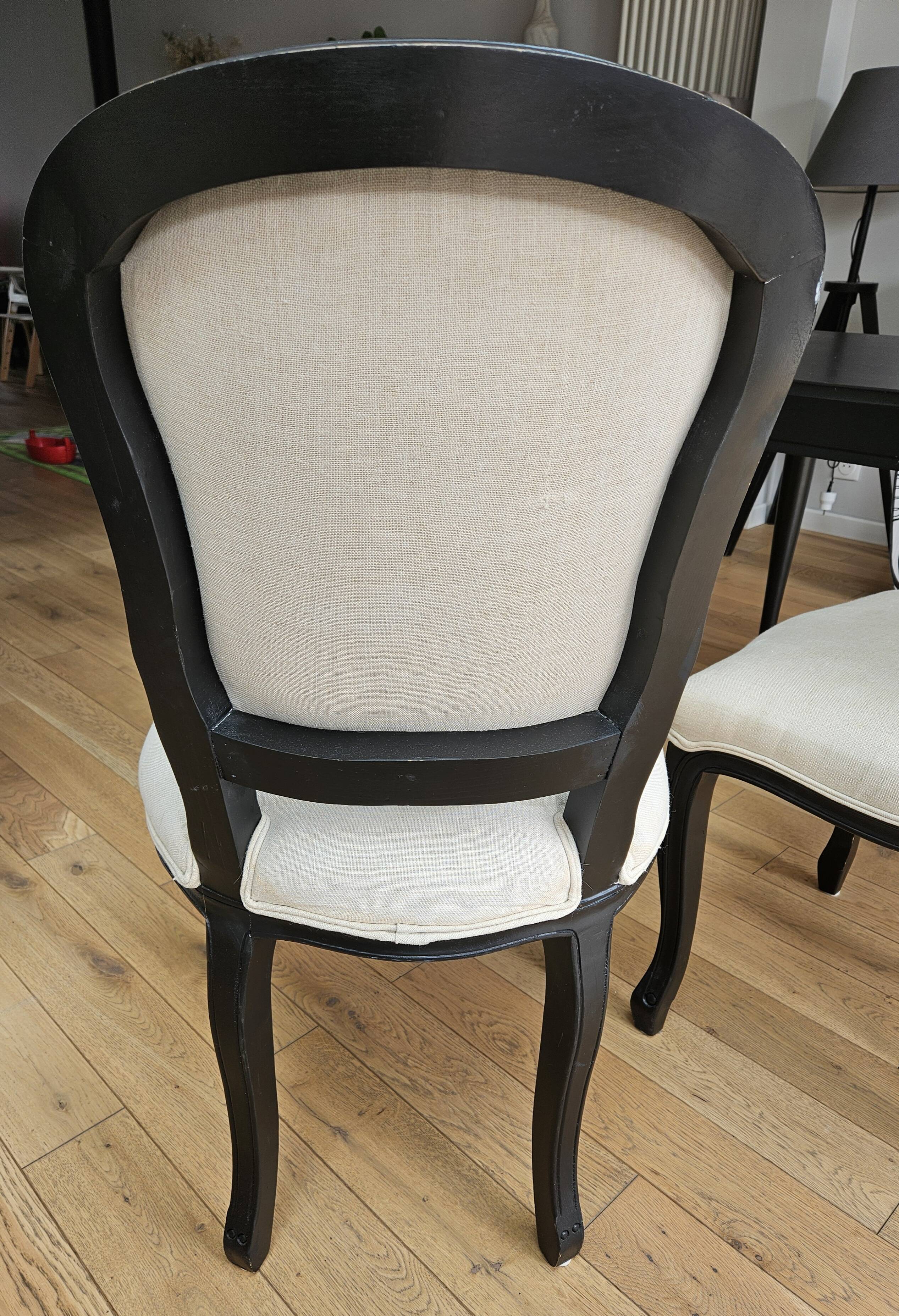 Set of 6 medallion chairs from Maisons du Monde