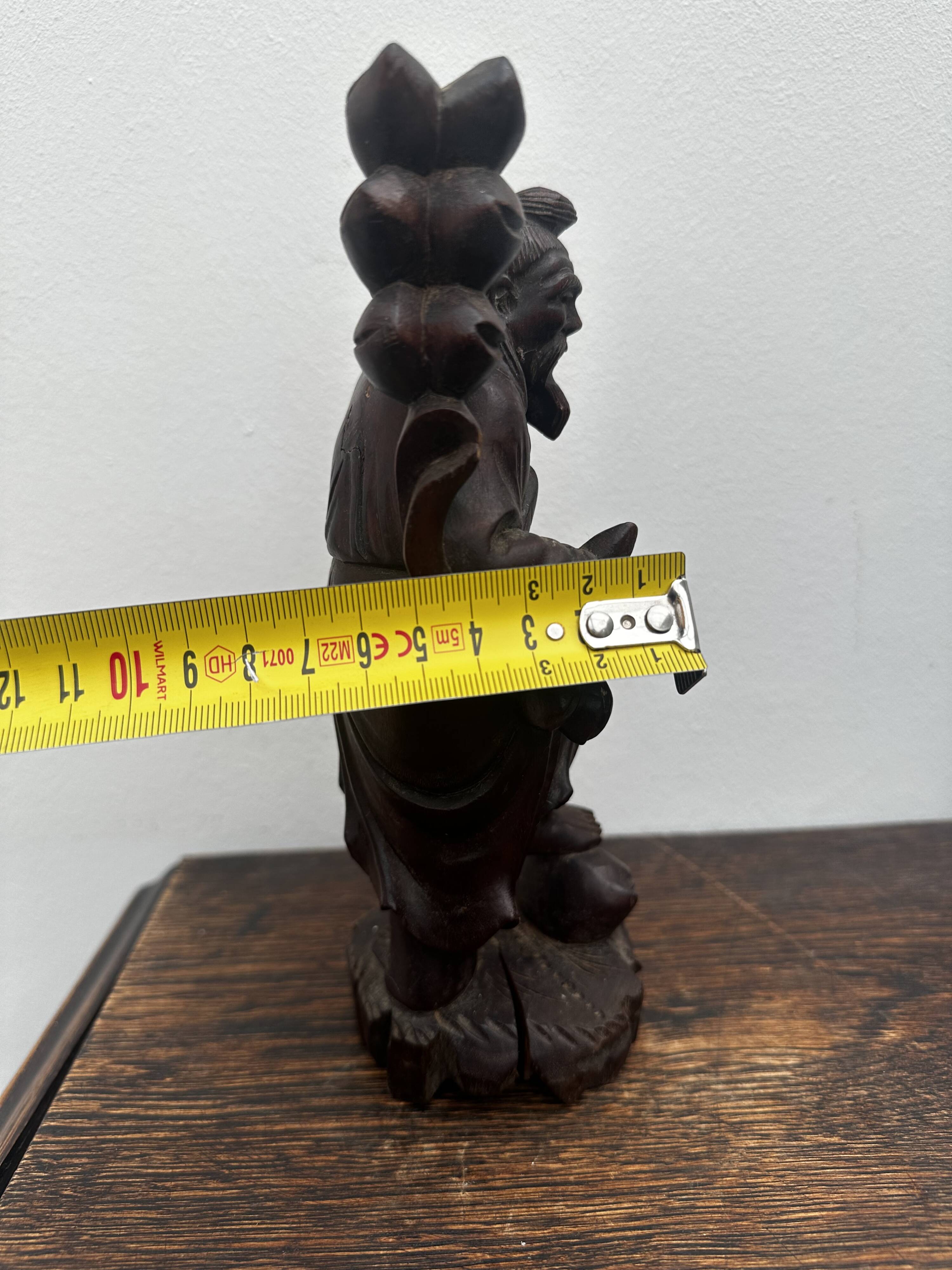 Carved wooden sculpture "Chinese peasant", early 20th century.