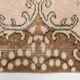 5x8 Brown & Cream Handmade Oriental Turkish Rug,166x252Cm