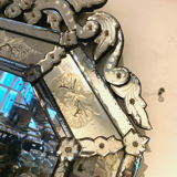 Venetian mirror with closed screen XX century