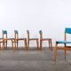 Vintage 6er Set Stühle Erik Buch Danish Mid Century 50er 60er