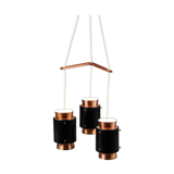 Mid-century danish copper ceiling light by Jo Hammerborg for Fog & Mørup, 1960