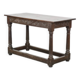 Antique English side table/hall table from the early 18th century
